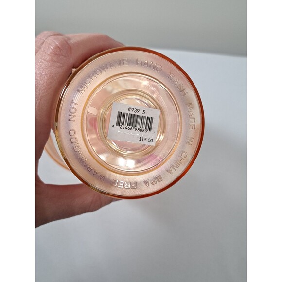 ban.do Hooray Floral Roses Sip Sip 20 oz Tumbler with Pink Straw NEW - Picture 4 of 4